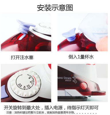 Βιώστε ομαλή σιδέρωση οπουδήποτε με το LM-688 Travel Steam Iron 800W Electric
