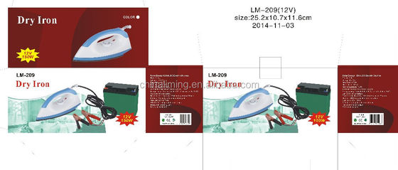 LM-209 100W ξηρό σίδερο-12V ιδιωτικό μούχλα κατάλληλο με μπαταρία ξηρό σίδερο
