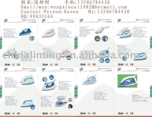230 V Ηλεκτρικό σιδερένιο οικιακής χρήσης για στεγνό / σπρέι σιδερώματος στο σπίτι